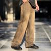 Retro Trend Washed Old Jeans Men'S Tooling Casual Loose Trousers Men'S Clothing