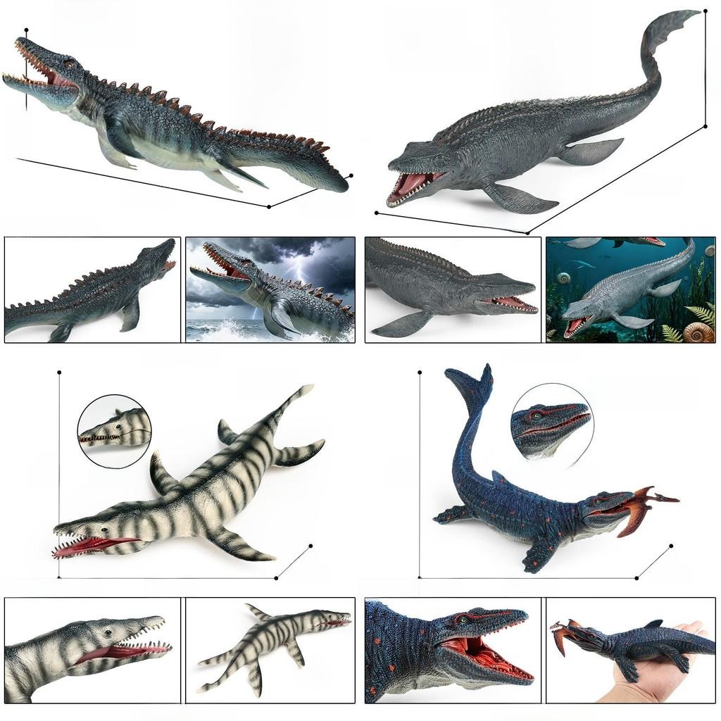 Ancient Marine Sea Monster Dinosaur Model For Kids Boys Gift With Movable Jaw