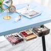 Drawer Style Storage Box Under the Table Office Desktop Sundries Organizer Bin Home Cosmetics Punch-Free Hidden Stationery Shelf