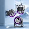 USB Desktop Fan with 100 Speed Digital and Battery Display, Silent Desktop Fan with Multi-directional Rotation and Night Light