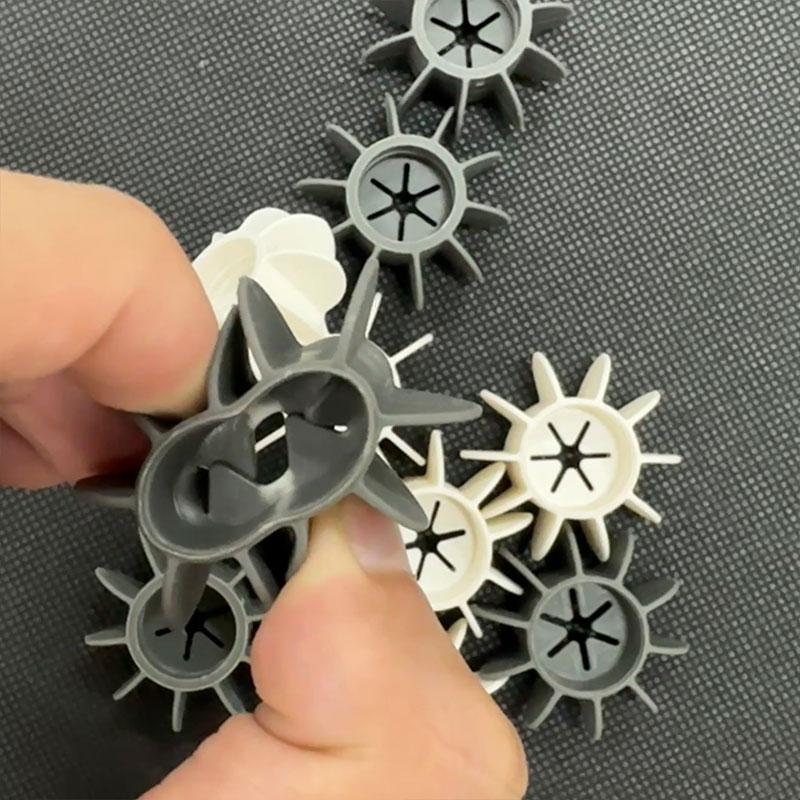 10 PCS Reusable Silicone Laundry Balls, Used for Removing Pet Hair and Preventing Clothes from Knotting. Laundry Balls