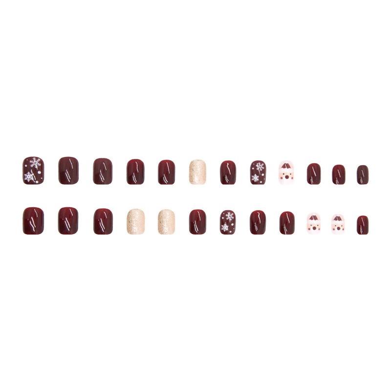 Fumade Winter Christmas Cartoon Press-On Nails