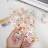 3D Pukupuku 3D Glitter Rabbit and Cat Set of Perfect for Cell Phone DIY Planner and Birthday Gifts for Girls Stickers, Stickers, Designs, 4,