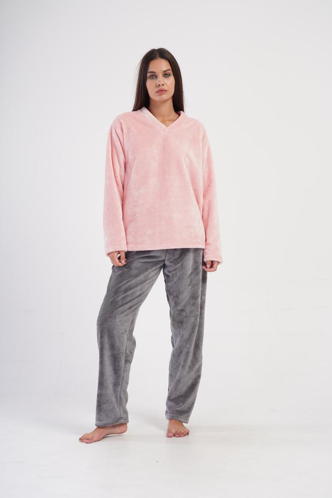 Women's Pyjamas Vienetta Soft Warm Fluffy Comfortable Long Trousers