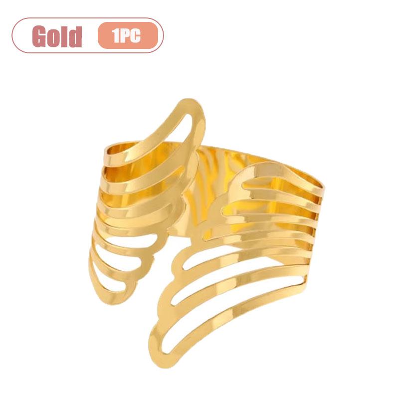 1-24PCS Minimalist Butterfly Wing Napkin Rings Luxury Hotel and Wedding Fine Dining Table Decor Napkin Holders