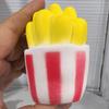 Sound Effects Crackling Fries Squishy Toy Crunchy Realistic Food Pinch  for Kids Adults