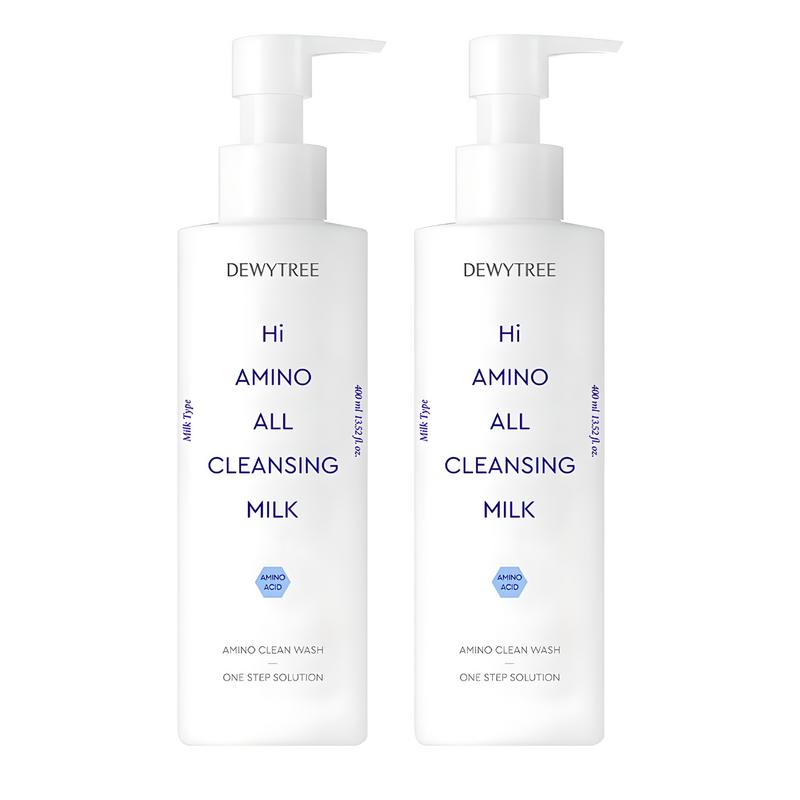 Dewytree High Amino All Cleansing Large Size Milk, 400ml, 2 Pcs