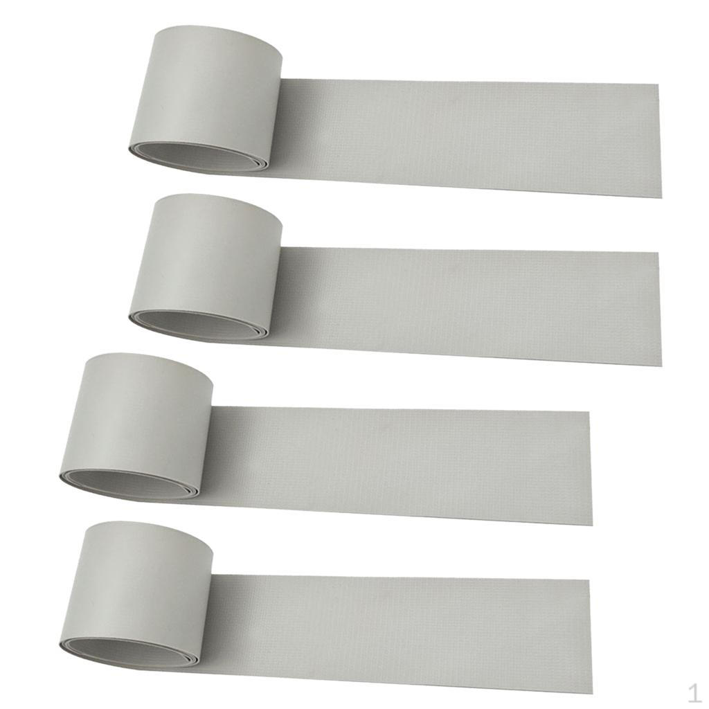 

4x 100см Прочный серый водонепроницаемый материал для ремонта заплаток для надувной лодки