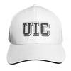 UIC Black White Baseball Cap Hat Unisex For The Sun dad hat Unisexs big size hat Golf Cap Women Caps Unisexs