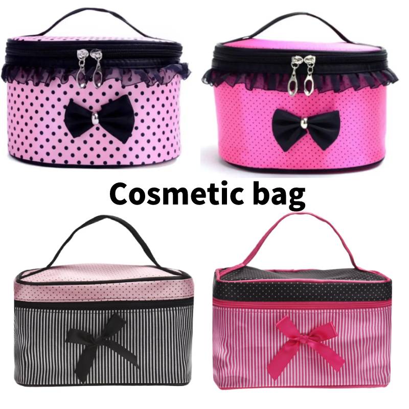 Multifunction Travel Clear Makeup Bag Fashion Polyester Cosmetic Bag Toiletries Organizer Waterproof Women Storage Make Up Cases