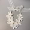 Schleifenform Baby-Stirnband Blumenmuster Kinder-Stirnbänder Niedliche Kleinkind-Haarbänder Baby-Haaraccessoires