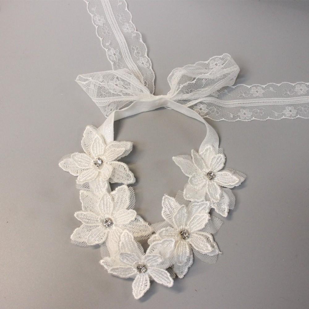Schleifenform Baby-Stirnband Blumenmuster Kinder-Stirnbänder Niedliche Kleinkind-Haarbänder Baby-Haaraccessoires