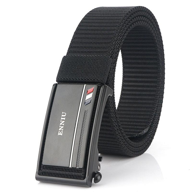 

Direct Sales All-matching Canvas Outdoor Automatic Buckle Belt Men s Quick-drying Nylon Zinc Alloy Jeans 120cm