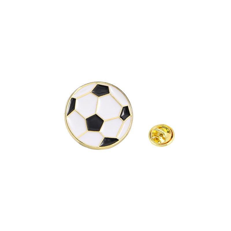 US, Canada and Mexico World Cup Football Brooch Cute Cartoon Alloy Oil Drip Personalized Backpack Accessories Sports Badges