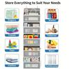 Upgraded 5-Shelf Hanging Storage Organizer - Behind Door, Anti-Tilt, 5 Large Capacity Pockets, Hanging Bag Suitable For Bedroom