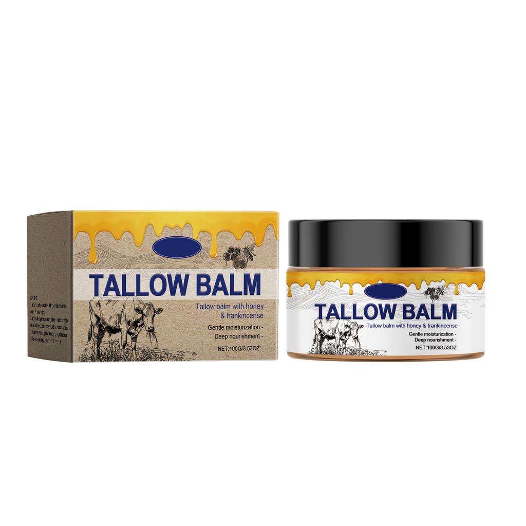 Beef Tallow Cream, Beef Tallow Balm, Beef Tallow Cream, Grass Fed Tallow And Honey Cream, For Face And Body, Provides All Skin Types