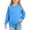 Big Kids' Solid Hoodie - Unisex Pullover Sweatshirt