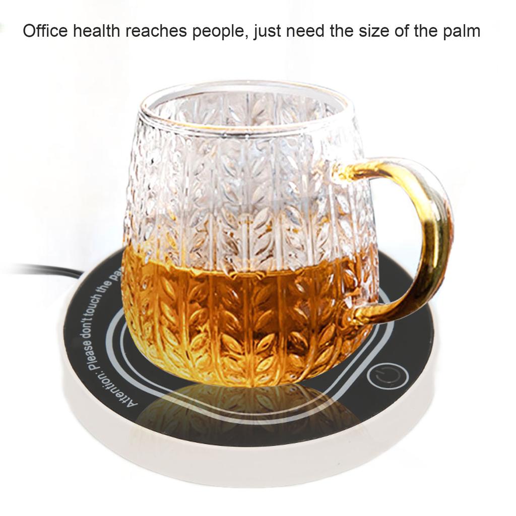 Cup Warmer Pad Constant Temperature USB Intelligent Utility Cup Heating Mat for Coffee Milk Tea