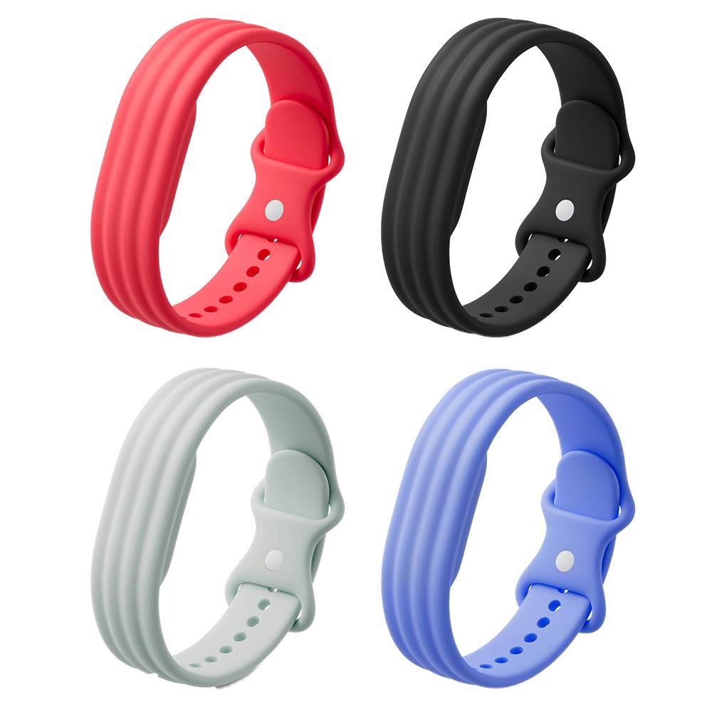 Neuer Eingang Uhrenarmband Silikon Ersatz-Uhrenarmband Armband für Google Fitbit Air Smart Band Armband Gürtel