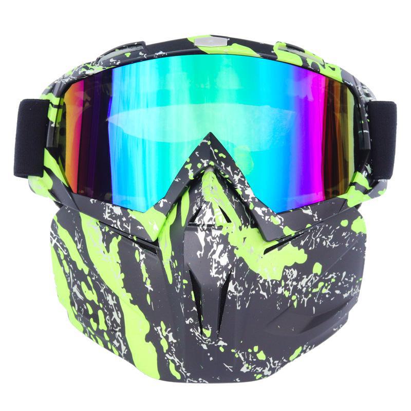 Retro Offroad Motorradrennbrille - Outdoor-Fahr- & Skibrille