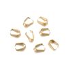 50/100pcs Stainless Steel Pendant Pinch Bail Clasps Necklace Hooks Clips Connector For Jewelry Making Findings Accessories DIY