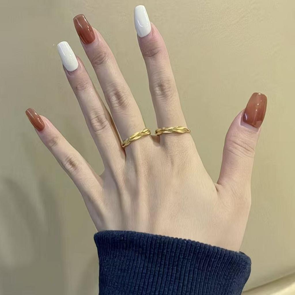 Wheat Ear Gold Adjustable Twist Ring - Women's Luxury Index or Pinky Finger Accessory