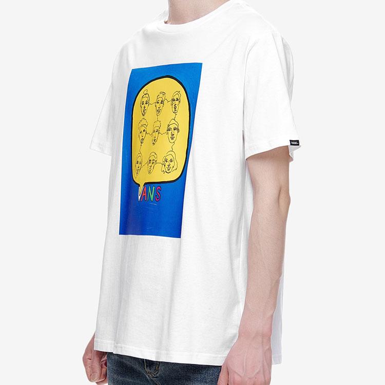 Vans Asia Artist Collab Print Short Sleeve T-Shirt Men Tops White VN0A4RATWHT
