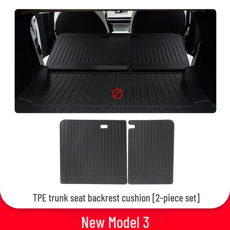 Custom TPE Trunk Mat for Tesla Model Y/3 - Front & Rear Cargo Protection