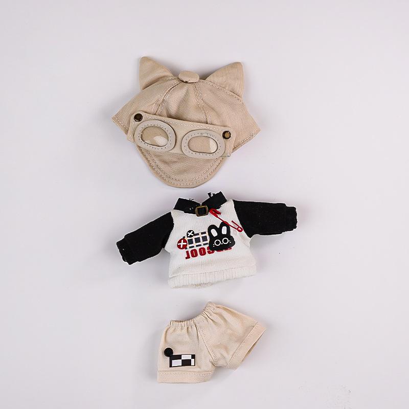 Ob11 Doll Clothing Cool Cat Rabbit Sweater Coat Doll Shorts Hat For Nendoroids, Molly, Ufdoll, Gsc Body, Ymy, 1/12bjd Doll
