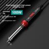 300W Adjustable Temperature Handheld Soldering Iron - Portable, High-Power Flat Head with External Heating.
