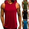 Men S Slim Breathable Sleeveless Hooded Sports Vest