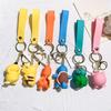 Keychain Cute Pikachu Pocket Monsters Doll Schoolbag Pendant Desktop Souvenirs Decoration Keyring Gift for Fans