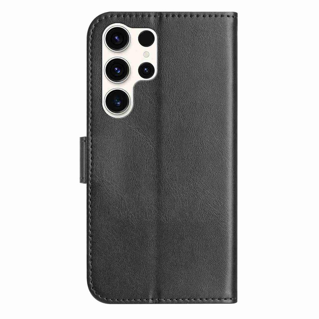 For Samsung Galaxy A12 A15 A26 S20-S25 Series Elegant Universal Leather Wallet Phone Case with Wrist Strap Multi-Functional Protective Cover