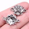 10pcs Elephant Charms For Jewelry Making Tibetan Bronze Silver Color Pendants Antique Jewelry Making DIY Handmade Craft