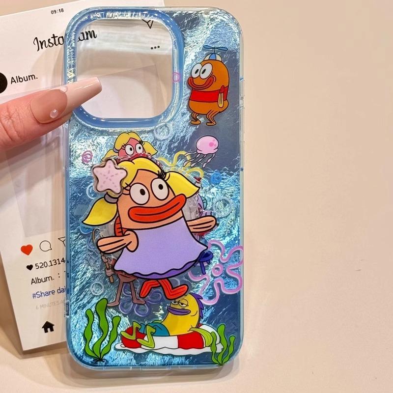 Beechburg clownfish is suitable for Apple iPhone16Promax mobile phone case, Apple 14promax cartoon IMD.