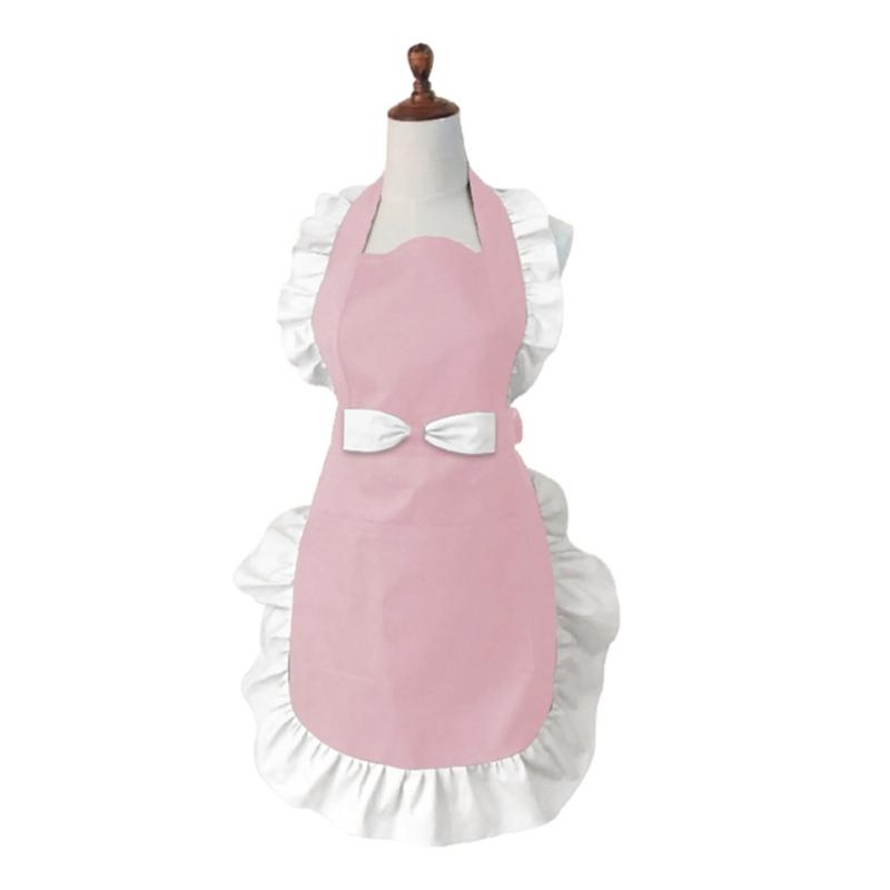 Bowknot Apron Kitchen Restaurant Aprons Women s Cake Apron Fashion Cooking Aprons with Pockets Fashion Chefs Aprons 1