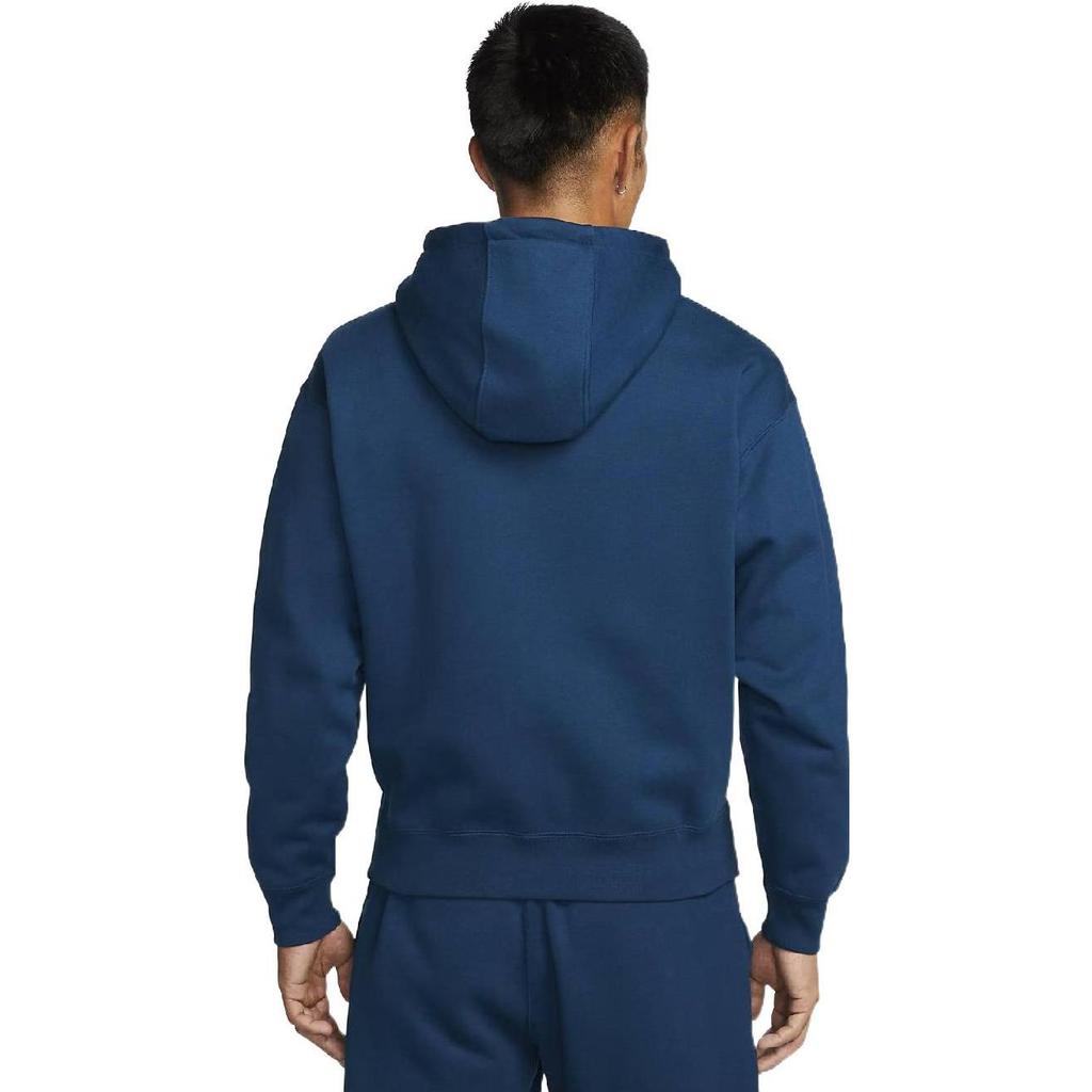 Nike Sweatshirts Unisex Blue Hooded Moderate Regular DA0316-460