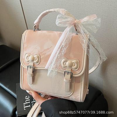 Korean Fashion Backpack Women's 2025 New Simple British Collegiate Style Student Schoolbag Leisure Travel Backpack