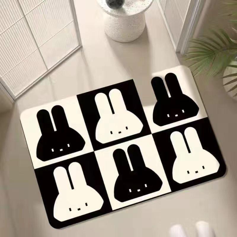 Diatom mud mat toilet water absorption anti-skid dry anti-skid