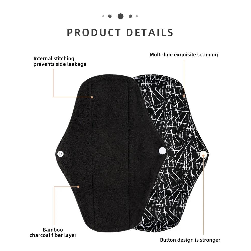 Ecological Cloth Pads Monthly Absorbent Menstrual Female Hygiene Sanitary Napkin Women's Tampons