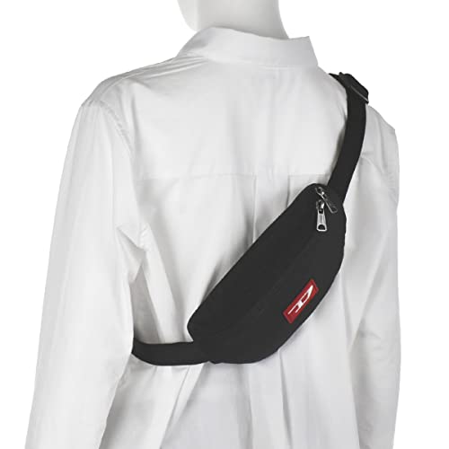 Diesel Men's Wallace Carot Belt Bag, Black, X08365, P3889, T8013 [Parallel Import]