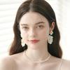 Double Camellia Two-way Earrings