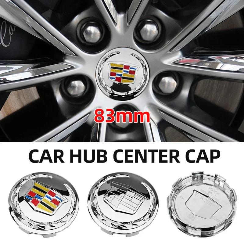 4pcs ABS Car Wheel Center Hub Cap Cover Styling 83mm 9595891 Accessories For Cadillac Escalade AJL1