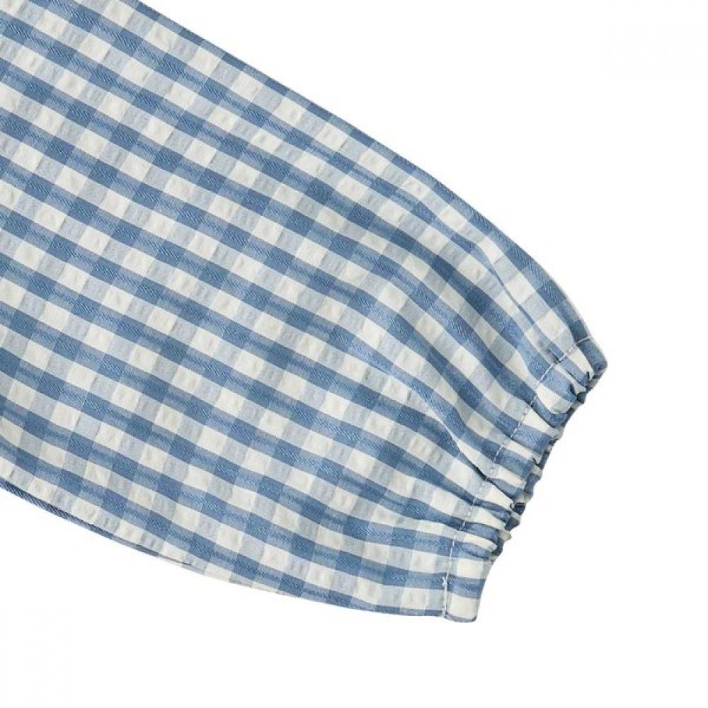 Mink Mui Check Woven Bodysuit Set 36113 604 02