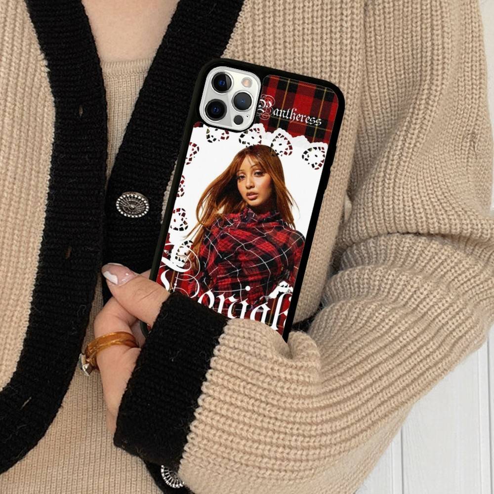 Singer Pinkpantheress Phone Case Wireless Charging PC+TPU For IPhone 11 12 13 14 15 16 17 Pro Max Plus Case