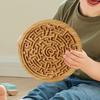 Wooden Round Maze Board  Game Creative Early Educational Toys Magnetic Maze Toy  Education