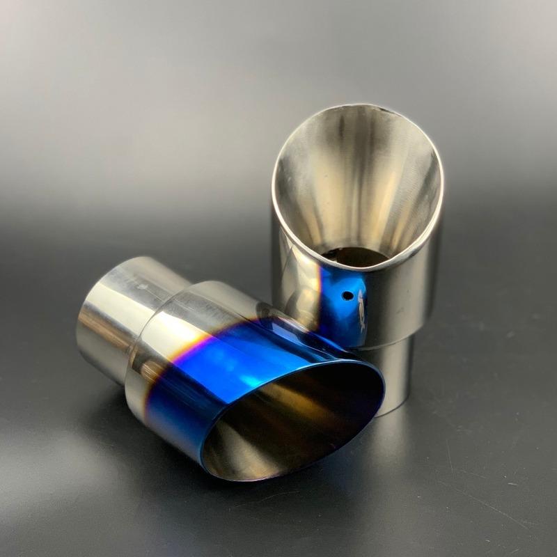 Automobile Exhaust Muffler Stainless Steel Tube Chrome Modified Rear Tail For Mitsubishi ASX Car Accessories