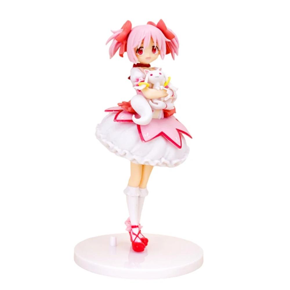 18CM Puella Magi Madoka Magica Aniem Figurka Kaname Madoka Magická Dívka PVC Anime Akční Figurky Model Anime Kreslený Model Hračka Dárek
