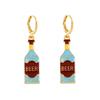 Autumn Explosion Light Luxury Dripping Oil Letter Wine Bottle Cute Temperament Versatile Fashion Yiwu Jewelry Women