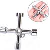 Cross Key Triangle Wrench For Electrical Elevator Cabinet Triangle Square Tool